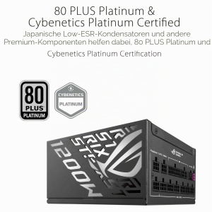 Surse de alimentare ATX ASUS ROG Strix 1200W Platinum, modular, eficienta 80, GaN-MOSFET - Img 7