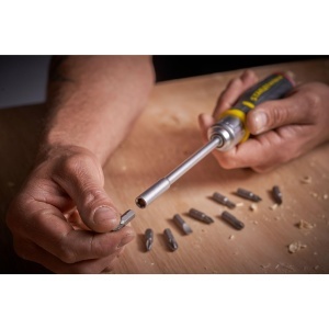 Surubelnita cu clichet Stanley FatMax FMHT0-62690, 12 biti inclusi, reglaj in 3 pozitii - Img 6