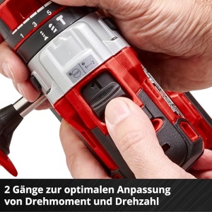 Surubelnita profesionala cu acumulator Einhell TP-CD 18 Li-i BL Solo Power X-Change (18 V, functie de impact, fara perii, 60 Nm, 2 viteze, mandrina de gaurit metalica de 13 mm, lumina LED, fara baterie) - Img 10