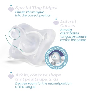 Suzeta moale Chicco PhysioForma din silicon timp de 16-36 luni, moale si delicata, favorizeaza respiratia fiziologica, in albastru, 4buc - Img 6