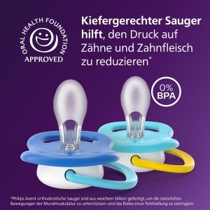 Suzete Philips Avent Ultra Air SCF08026 6-18 luni BPA-free Sterilizator inclus - Img 3
