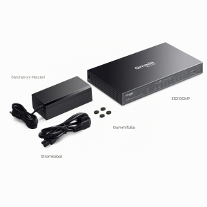 Switch gestionat TP-Link Omada ES210GMP, 10-Porturi Gigabit, 123W PoE, Plug and Play - Img 5