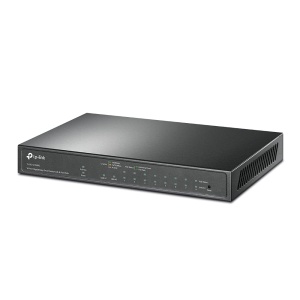 Switch gestionat TP-Link TL-SG1210MPE, 10 porturi, 8 porturi PoE, 123 W, negru - Img 2