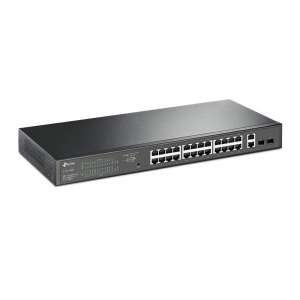Switch Gigabit TP-Link TL-SG1428PE, 28-Port, 24 Porturi PoE, 250W, Negru - Img 2