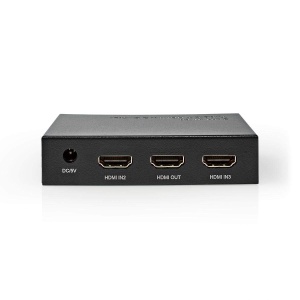 Switch HDMI Nedis 3-Porturi cu USB-C, 2x HDMI In, 1x HDMI Out, Negru - Img 4