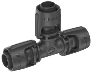 T-Formare Gardena Micro-Drip-System 13 mm, 2 bucati, reutilizabil