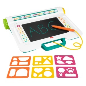 Tabla de desen Fisher-Price JDL70 cu LCD, 6 sabloane, pentru copii de la 3 ani
