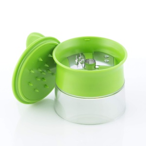 Taietor manual de legume InnovaGoods Spiru, compact, verde, 8x8x9 cm - Img 2