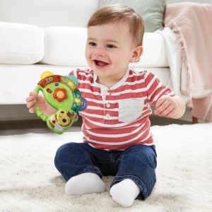 Tamburin Muzical VTech Baby cu Lumini Intermitente, pentru 3-36 luni - Img 3