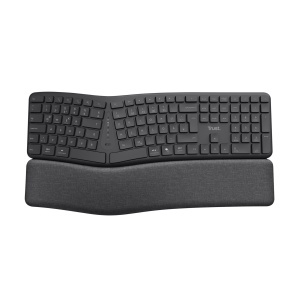 Tastatura ergonomica Trust Arvia, wireless, layout QWERTZ, suport pentru 3 dispozitive - Img 4