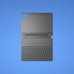 Tastatura Folio Lenovo Pogo-in pentru IdeaTab, Grigio, cu suport si compartiment pentru stilou - Img 2