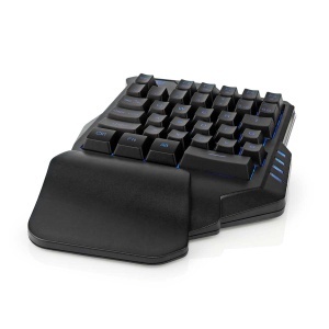 Tastatura Gaming Nedis GKBDS110BK - USB, RGB, Unihand - Img 4