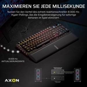 Tastatura mecanica Corsair Vanguard PRO 96, neagra, cu 8.000 Hz, LCD - Img 4