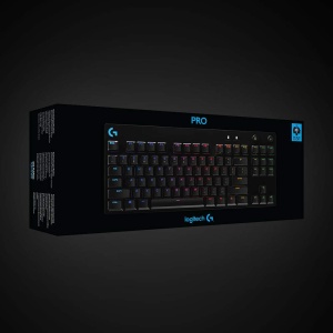 Tastatura mecanica Logitech G PRO TKL, GX Blue, LIGHTSYNC RGB, Negru - Img 8