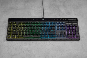 Tastatura Membrana Corsair K55 RGB PRO, Negru, 6 Macro-Taste, IP42 - Img 2
