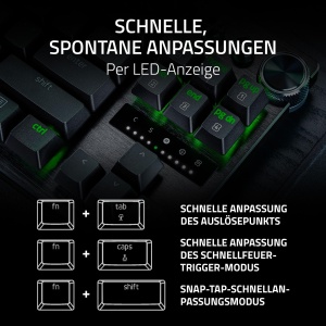 Tastatura Razer Huntsman V3 Pro Tenkeyless, Negru, Switch-uri Optice Analogice - Img 7