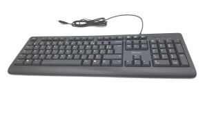 Tastatura USB Trust Taro AZERTY, design fluidic, 1.8 m cablu