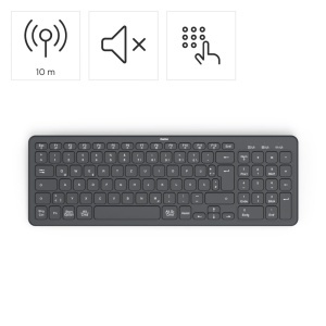 Tastatura wireless Hama WK-200, Multi Device, Bluetooth, neagra - Img 2