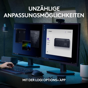 Tastatura wireless Logitech MX Keys S, iluminata, ergonomica, compatibila multi-device - Img 7