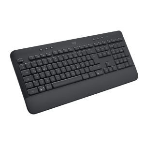 Tastatura wireless Logitech Signature K650, cu suport pentru palme, neagra