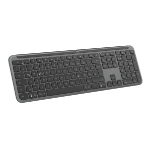 Tastatura wireless Logitech Signature Slim K950, design subtire, reciclata, conectivitate Bluetooth