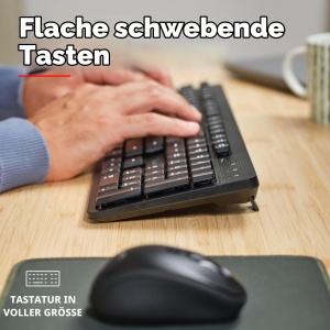 Tastatura wireless Trust ODY II QWERTY, design subtire, rezistenta la stropi - Img 5