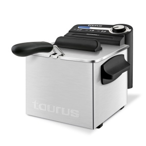 Taurus Professional 2 Plus - Friteuza | 2 litri | 1700 W | Otel inoxidabil 18/8 | Puternic | Ulei, Argint - Img 1