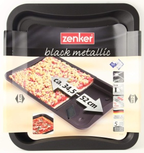 Tava de copt extensibila Zenker Black Metallic, 34,5-52 x 33 cm, antiaderenta - Img 6