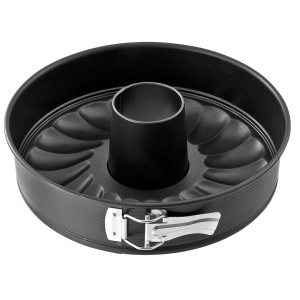 Tava de copt Zenker cu fund plat si fund detasabil 28 cm, negru metallic, antiaderenta - Img 4