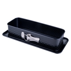 Tava de copt Zenker Konigskuchen 30 cm, cu design in forma de inima, PFAS-free, neagra