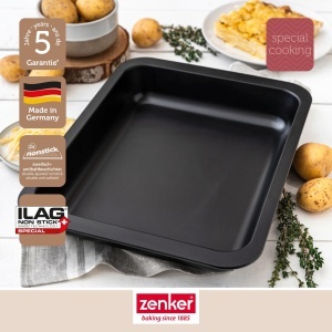 Tava de copt Zenker Special Cooking, 40 x 29 x 6 cm, otel cu antiaderent - Img 2