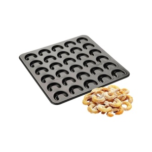 Tava pentru Biscuiti Zenker 30er Vanillekipferl, Negru, Antiadherenta - Img 4