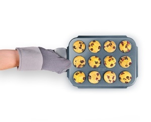 Tava pentru briose Joseph Joseph Nest Bake 12 cupe otel carbon antiaderenta design compact - Img 2