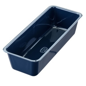 Tava pentru coacere Dr. Oetker Kastenform 30 cm, Emaille, 1900 ml, Albastru