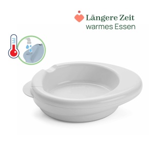 Tava pentru copii Chicco Pappa Calda, design ergonomic, 0 BPA, roz - Img 3