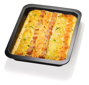 Tava pentru cuptor Dr. Oetker, 32x24 cm, antiaderenta, din otel - Img 3