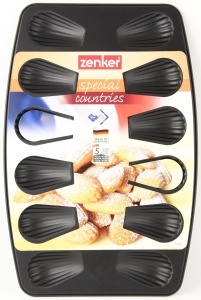 Tava pentru Madeleines Zenker, 12 forme, Antihaft, Negru - Img 4