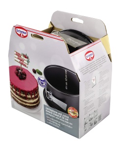 Tava pentru tort Dr. Oetker Springform 18 cm, antiaderenta, neagra, inalta - Img 7