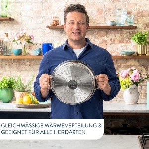 Tefal Jamie Oliver Cooks Classic E30690 Tigaie Servire 30 cm Antiaderenta Compatibila Inductie - Img 3