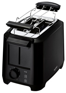 Tefal TT1408 Uno Toaster 2 felii Negru Functie decongelare si 7 trepte de rumenire - Img 2