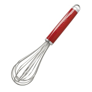 Tel KitchenAid, batator manual din spuma din otel inoxidabil - rosu imperiu