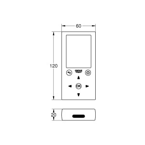 Telecomanda GROHE pentru robinete IR si Blue Home, compatibila cu modele din 2015-2018 - Img 3