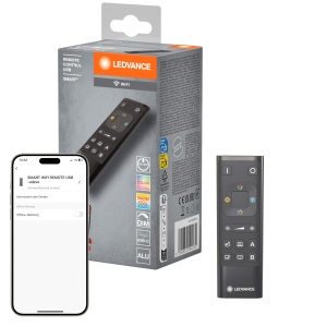 Telecomanda WiFi LEDVANCE SMART cu USB, Aluminium, Negru
