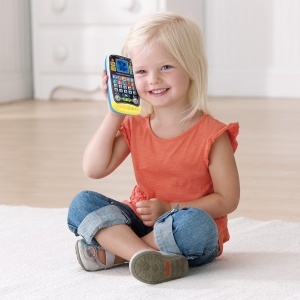 Telefon de jucarie VTech Leuchtendes Lernhandy pentru copii 3-6 ani, cu 12 activitati - Img 4
