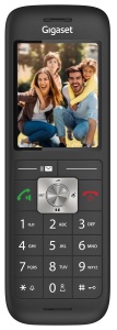 Telefon DECT Gigaset CL660HX, mobil cu ladeschala, display color, negru