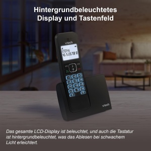 Telefon fara fir VTech LS1000 DECT ecran iluminat functie handsfree ECO Mode - Img 4
