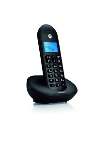 Telefon fix cordless Motorola T101 negru, design elegant, display iluminat - Img 6