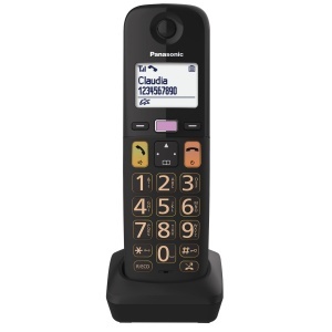 Telefon Panasonic KX-TGUA10EXB Mobil Tip DECT Tasta Favoriti Compatibil Aparat Auditiv Negru - Img 3
