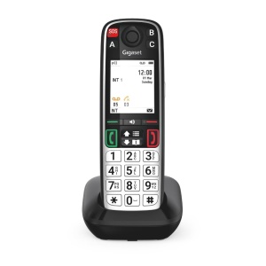 Telefon pentru seniori Gigaset Easy 520, negru, cu SOS si display 2.2