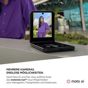 Telefon pliabil Motorola razr50, 50 MP, 8256 GB, 4200 mAh, gri - Img 5